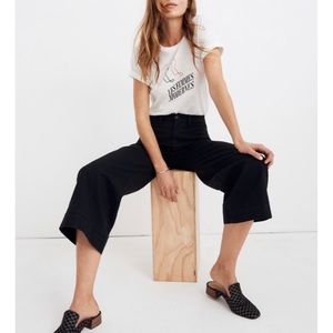 Madewell - Emmett Wide-Leg Crop Pants, NWT